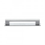 M Marcus Heritage Brass Metro Design Cabinet Pull with Plate 128mm Centre to Centre